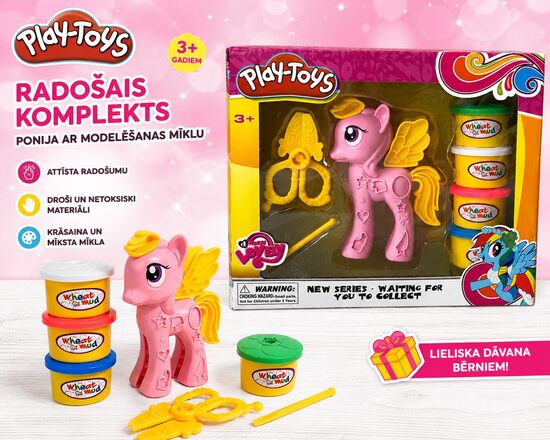 Radošais veidošanas komplekts "Play-Toys: Lovely Pony"