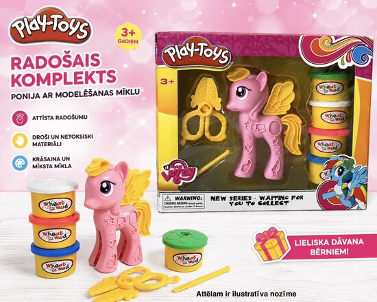 Radošais veidošanas komplekts "Play-Toys: Lovely Pony"