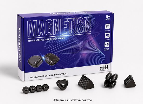 Magnētisko akmeņu spēle (20 magnēti)