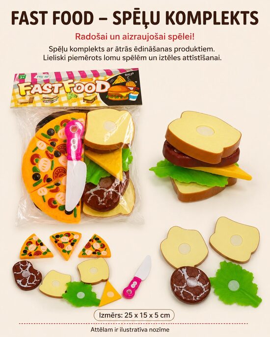 Picas/fast food komplekts