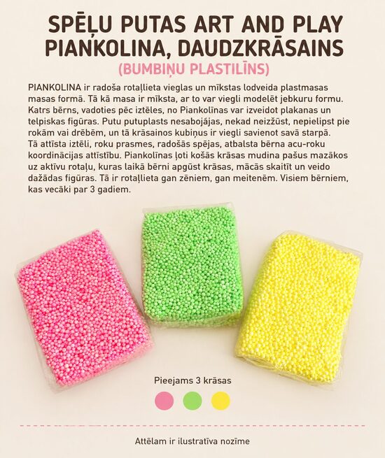 Bumbiņu plastilīns