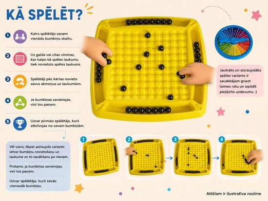 Magnētisko bumbu spēle 