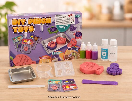 Radošais komplekts „DIY Pinch Toys” – izveido savu taba-skvišu pats!