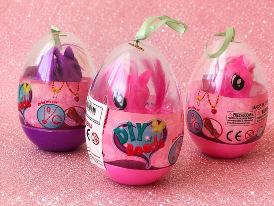 Radošais pārsteiguma komplekts "DIY Beads Pony Egg"