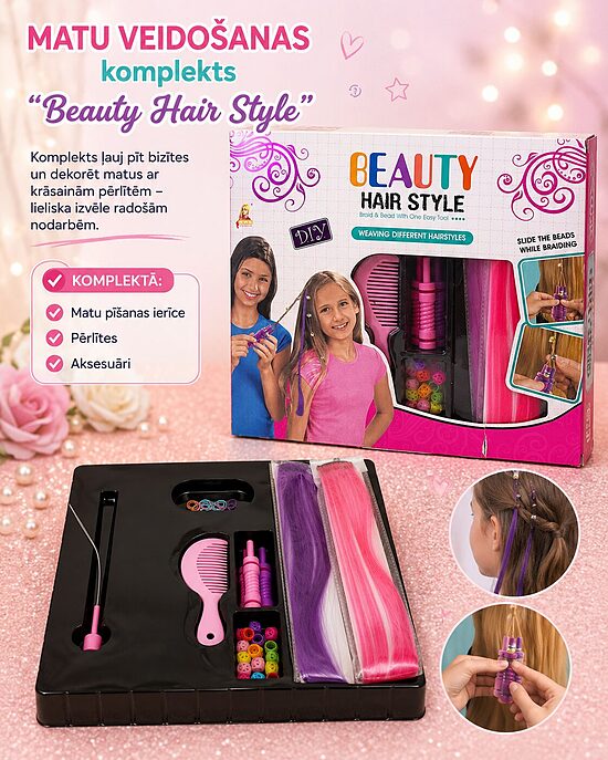 Matu veidošanas komplekts “Beauty Hair Style”