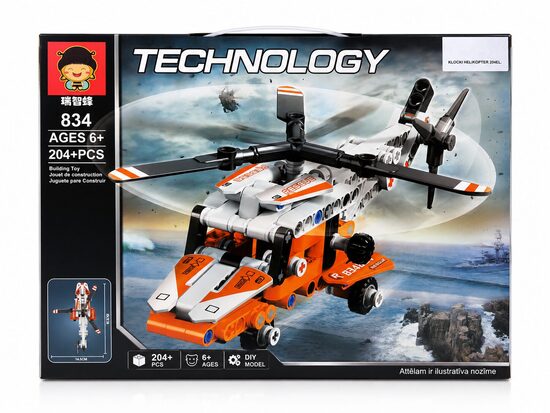 Konstruktors “Helikopters” 204pcs