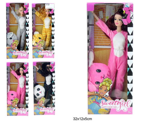 Bērnu lelle dzīvnieka kostīmā