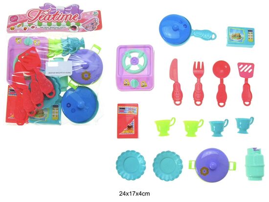 Bērnu trauku un virtuves komplekts – Teatime 