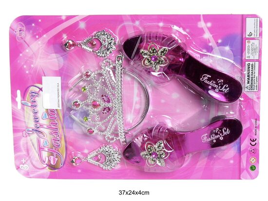 Princešu komplekts (Kurpes un kronis)