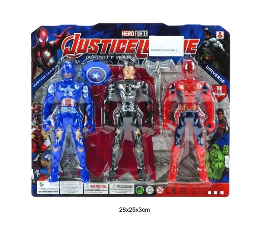 Supervaroņu figūru komplekts "Justice League Infinity War"