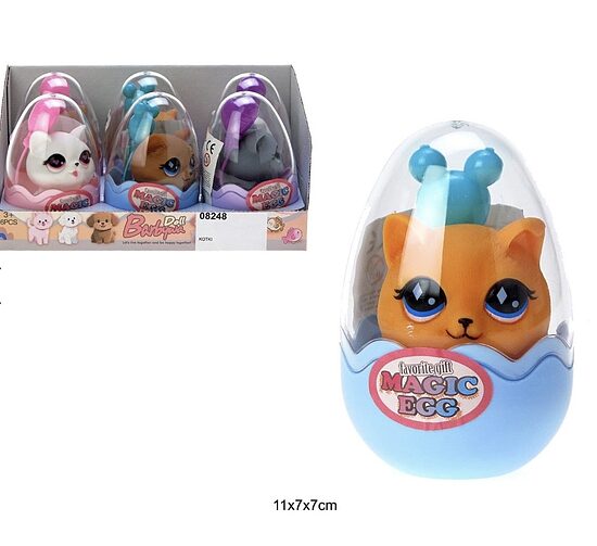 "Magic Egg" pārsteiguma ola ar mīkstu kaķēnu un aksesuāriem