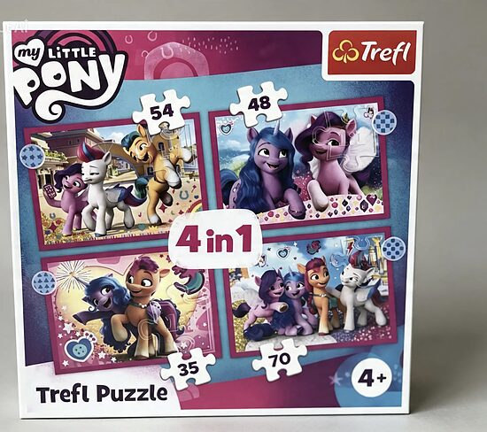 My Little Pony 4in1 puzļu komplekts