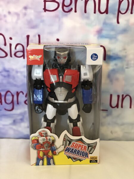 Interaktīvs robots ar kustībām, gaismu un mūziku