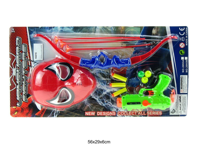 Supervaroņa rotaļu komplekts (Ar masku un ieročiem)